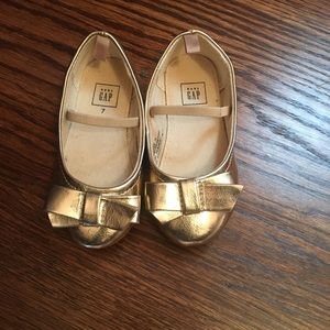 2 Pair Baby Gap Girls Ballet Shoes